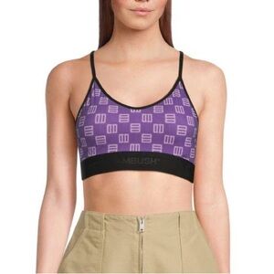 Ambush Monogram Purple Sports Bra